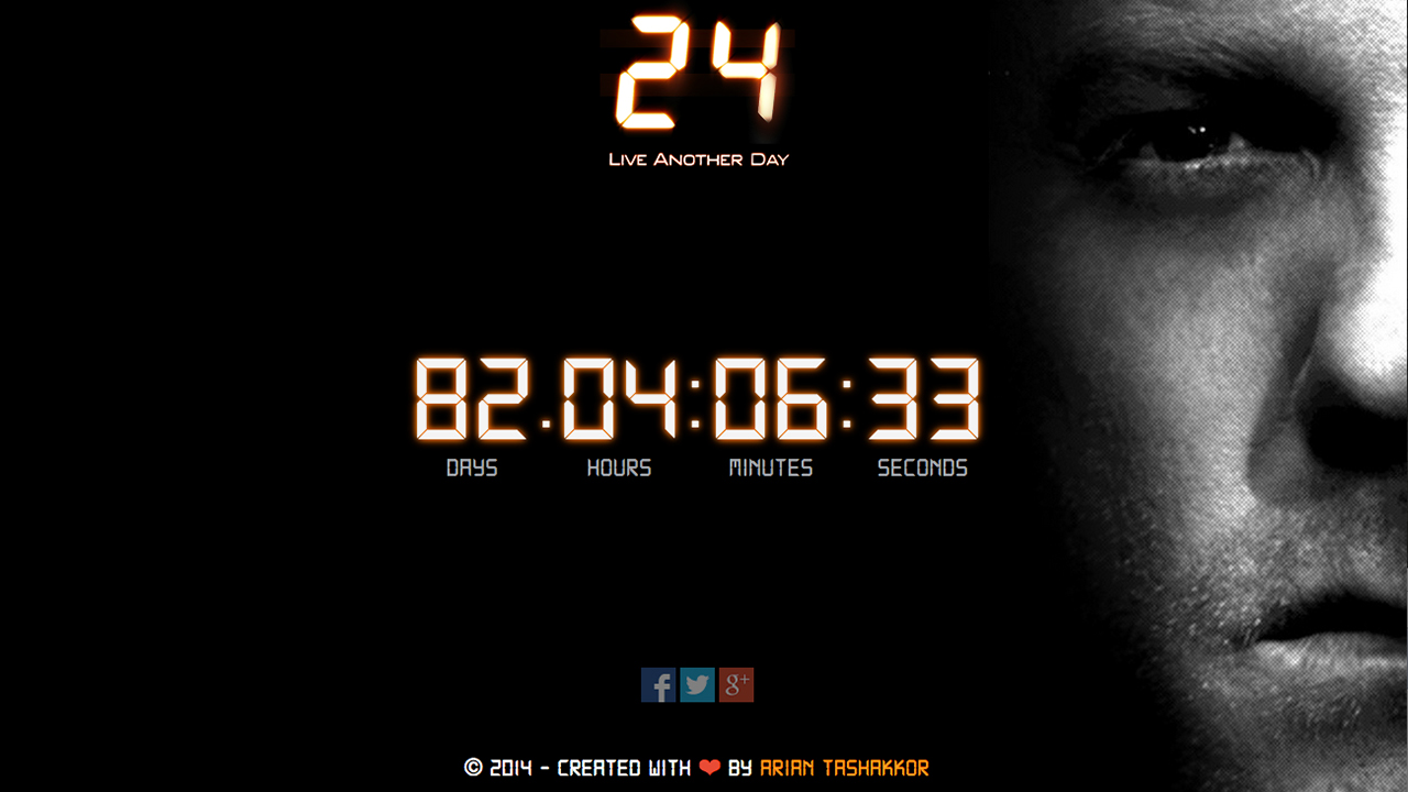 24 Hour Timer, 24 Hour Countdown, 24 Stunden Countdown